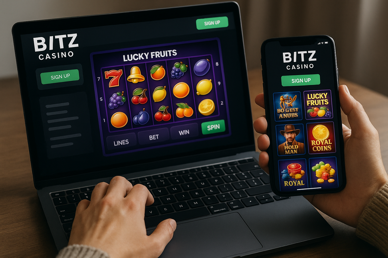 Bitz Casino гра