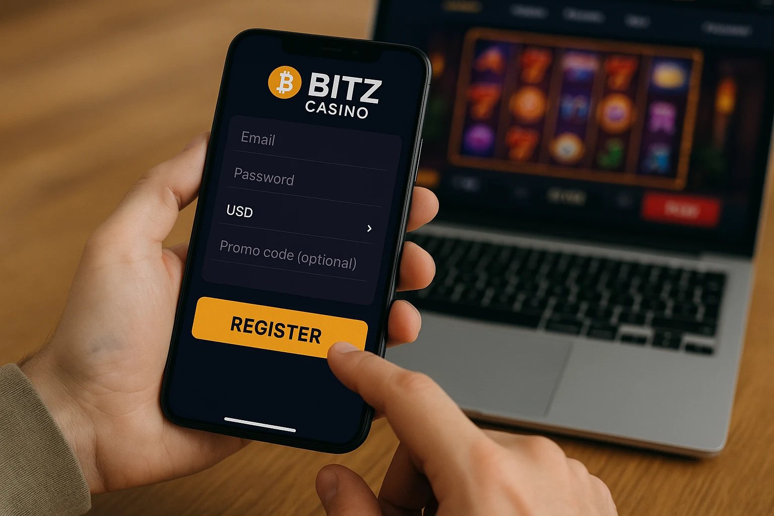 Bitz Casino вхід та реєстрація